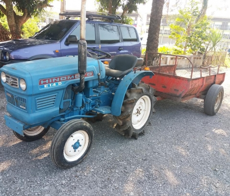 ขายรถแทรกเตอร์ยี่ห้อ HINOMOTO รุ่น E14 D เพลาเดียวพร้อมเทลเลอร์  ราคา 65,000 บาท  สนใจสอบถาม 084-9997463
