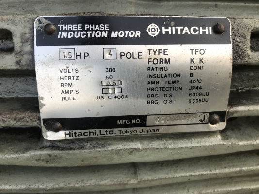 ขายปั๊มฉีดน้ำแรงดันสูง Arimitsu pump model RG-709V พร้อมแท่ชนมอเตอร์ 7.5HP. 380V สภาพสวยมาก หมุนนิ่ม แรงดันสูง พร้อมใช้งาน มี 2ชุด ราคาชุดละ 13,800 บาทครับ