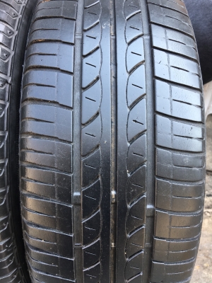 แม็ก Toyota Yaris ลาย 8 ก้าน ขอบ 15 พร้อมยาง 185-60-15 Bridgestone ปี 14