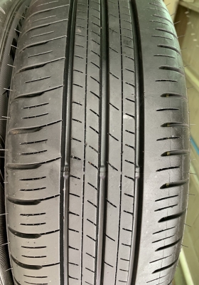 แม็ก Toyota Vios 8 ก้าน ขอบ 15 พร้อมยางป้ายแดง 185-60-15 Dunlop ปี 18 แม็กสวย ดอกยางเต็มๆ มีตุ่ม