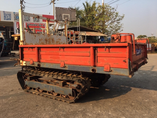 รถบรรทุกตีนตะขาบ รุ่นใหญ่ เดินตาม ยี่ห้อ MITSUBISHI เครื่องยนต์เบนซิน 7แรง