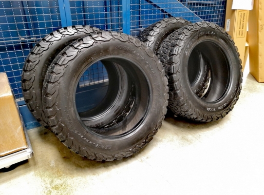 ขายยาง BF ko2 AllTerrain 265/60/18 USA. สภาพใหม่มาก ใช้น้อย ไม่เคยปะ 4เส้น