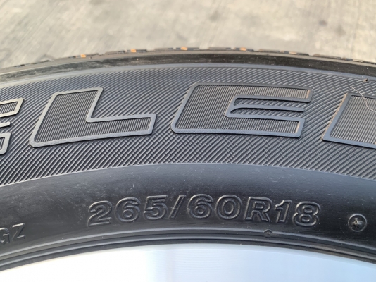 ล้อแม็ก Toyota New Fortuner ขอบ 18 พร้อมยาง 265-60-18 Bridgestone ปี 16 สภาพดี ดอกเต็มๆทุกเส้น
