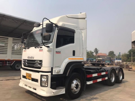 ISUZU GXZ 360 แรง EURO 3 ปี 58 รุ่นหน้าตึก รุ่นท่อทอง เบรคทิฟฟี่กระจกไฟฟ้า หัวเดิม เครื่องดี คลัซซีสวย ทะเบียนพร้อม