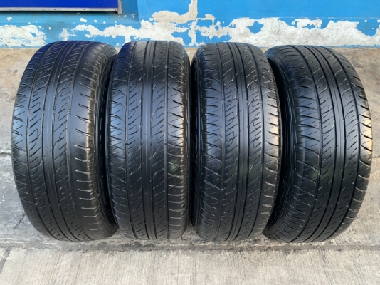 แม็ก Toyota Fortuner ขอบ 17 (ก้านใหญ่) พร้อมยาง 265-65-17 Dunlop ปี 16