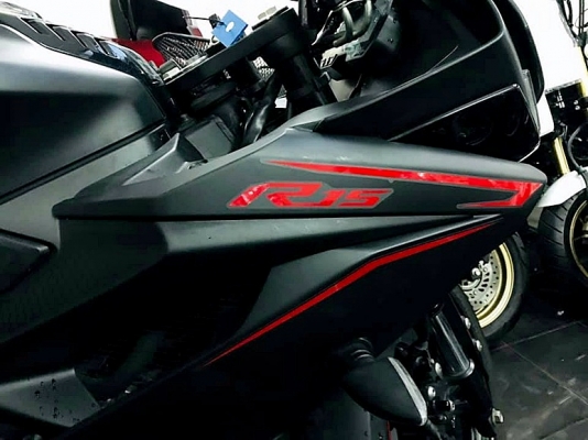 r15 2017 สีดำด้าน ตัวใหม่ 155 ซีซี โช๊คหน้า upside Down 59900