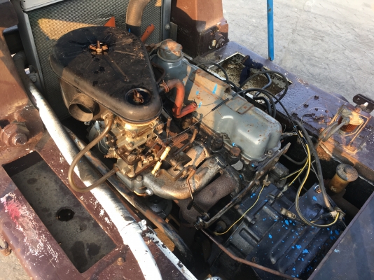 (มีคลิป)รถโฟล์คลิฟท์งากระดก ยี่ห้อ TOYOTA รุ่น FG25 มือ2จากญี่ปุ่น