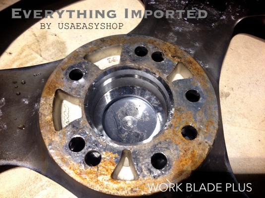 ขายล้อ WORK เเท้ รุ่น Blade Plus สภาพสวย มีรอยนิดหน่อยตามสภาพ ขอบ 17"x7"