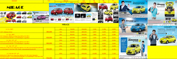 รับจอง มิตซูบิชิ มิราจและทุกรุ่น พร้อมข้อเสนอสุดเร้าใจดาวน์เพียง 20,000 บาทเป็นเจ้าของรถได้ทันทีรับฟรีประกันชั้นหนี่งเเละของเเถม ผ่อนนานสุด 84 เดือน รับจอง มิตซูบิชิ มิราจและทุกรุ่น พร้อมข้อเสนอสุดเร้าใจดาวน์เพียง 20,000 บาทเป็นเจ้าของรถได้ทันทีรับฟรีประกันชั้นหนี่งเเละของเเถม ผ่อนนานสุด 84 เดือน
