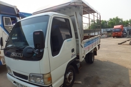 6ล้อ2แถว ISUZU ELFปี54 100แรง เบาะนั่ง2แถว ยาว-3.30 เมตร