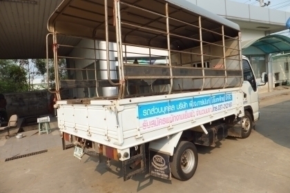 6ล้อ2แถว ISUZU ELFปี54 100แรง เบาะนั่ง2แถว ยาว-3.30 เมตร