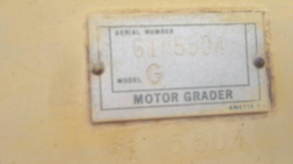 รถเกรด CAT-12G ซีเรียล 61M 5504 สภาพพร้อมใช้งาน รถเกรด CAT-12G ซีเรียล 61M 5504 สภาพพร้อมใช้งาน