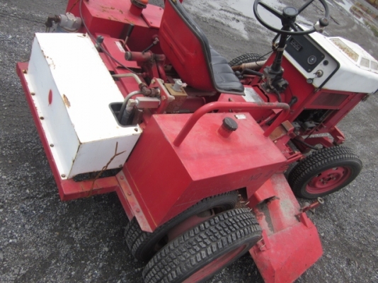 ขาย-รถตัดหญ้าสนาม KYOEISHA: GM 155AW เครื่อง KUBOTA 3 สูบ 6 ล้อ 3 ใบมีด