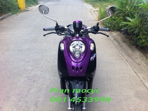 ขายyamaha finoสีม่วงดำ ปี2555