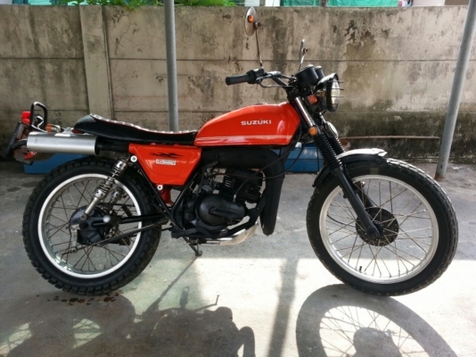 Suzuki TS125 ทะเบียนโอน สวยๆ ถูกๆ