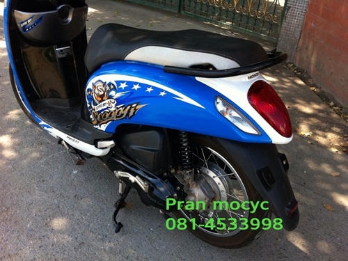 ขายscoopy-iสีน้ำเงินขาว ปี2555 ขายscoopy-iสีน้ำเงินขาว ปี2555