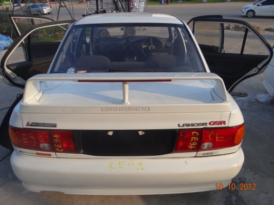 ขาย  BODY  MITSUBISHI EVOLUTION GSR พร้อมเอกสารอินวอยล์และรับรองการนำเข้าตัวถังพร้อม เครื่องยนต์  4G63 TURBO 2000CC 280HP !!!เกียร์ธรรมดา ล๊อตสุดท้ายแล้วครับที่สามารถนำเข้ามาได้ครับ !!!!