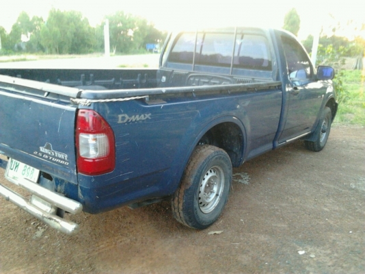 ISUZU D-MAX SPARK EX 2.5 Di MT ปี 48 รถบ้านเดิมบางบัวคันพร้อมใช้งาน เครื่องแห้งแรงดี ภายในเก๋งคอนโซลสวยครบ แอร์เย็น พวงมาลัยเพาเวอร์ กระบะปูพื้นยางลายเนอร์ ช่วงล่างแน่นหนึบ ยางสภาพดี 70\% พร้อมใช้งาน เอกสารทะเบียนภาษีครบพร้อมโอน ราคาต่อรองได้ครับ