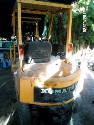 รถยกโฟร์คลิฟท์ยี่ห้อKOMATSUขนาด2ตันงาสไลด์นำเข้าจากญี่ปุ่นที่โคราช