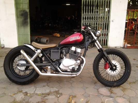 REBEL 250 BOBBER ประกอบใหม่ทั้งคัน INV.ออกชื่อคนซื้อ 36,000 บาท ราคาพร้อมส่ง