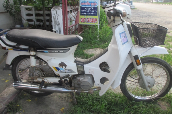 ขายดรีมคุรุสภาสีขาว มีเล่มทะเบียน+ชุดโอนภาษีขาดปี 55(จัดส่งทั่วไทย)