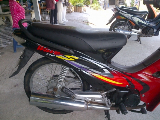 ขาย!เวฟ110 สีสวย ปี45 รถเครื่องดี ทะเบียน+เอกสารโอน ภาษีไม่หมด