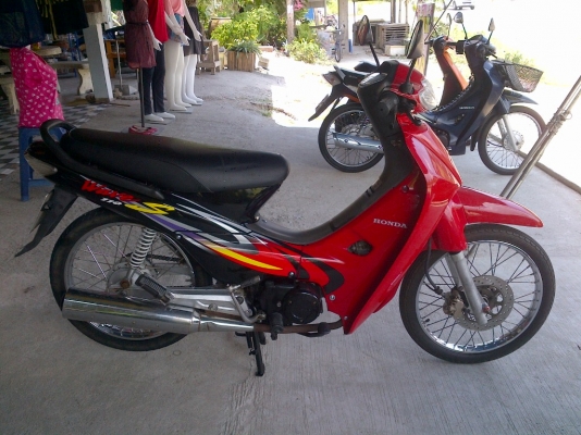 ขาย!เวฟ110 สีสวย ปี45 รถเครื่องดี ทะเบียน+เอกสารโอน ภาษีไม่หมด