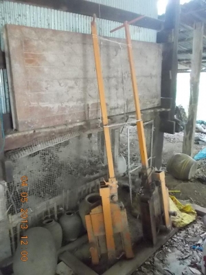 ขายเครื่องอัดบล็อกประสานแบบมือโยก