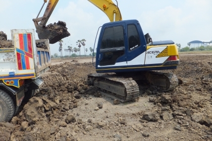 KOBELCO SK120 MACKIII รถสวย ไฟฟ้าครบ เอวไม่ขยับ โซ่หนา