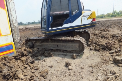 KOBELCO SK120 MACKIII รถสวย ไฟฟ้าครบ เอวไม่ขยับ โซ่หนา