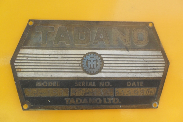 TADANO TR 151 TADANO TR 151