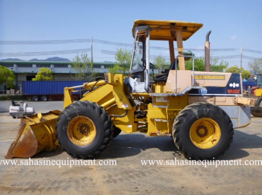 รถตัก WA100-1 S/N 323XXบจก.สหสินอีควิปเม้นท์ โทร.081-5851880, 02-5168100-1