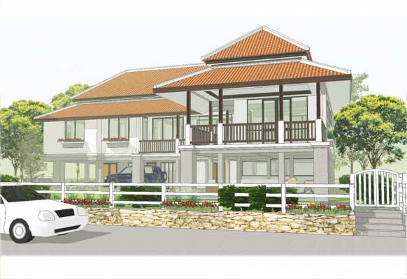 รับออกแบบบ้าน