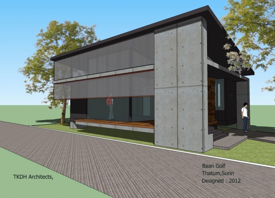 รับออกแบบบ้าน