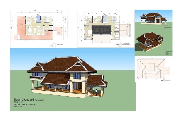 รับออกแบบบ้าน