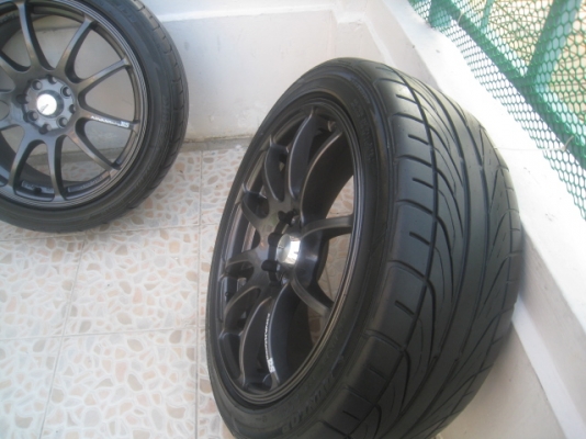 ขายล้อแม็ก Advan racing RS 17"x7" et40 4รู100/114.3 +ยางปี11 (081-3747940)