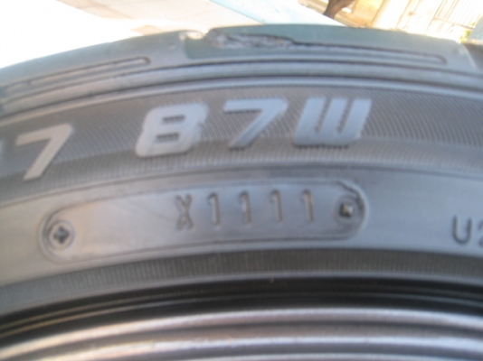 ขายล้อแม็ก Advan racing RS 17"x7" et40 4รู100/114.3 +ยางปี11 (081-3747940)