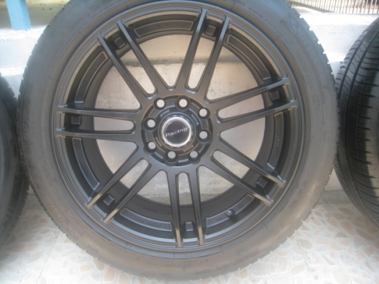 ขายล้อแม็ก W work work emotion 16"x7" et40 4รู100/114.3 +ยางปี 12 (081-3747940)