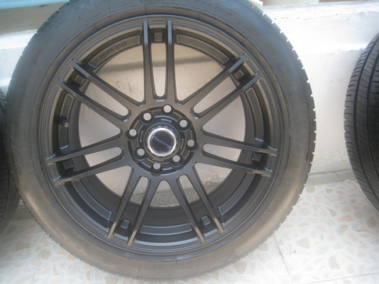 ขายล้อแม็ก W work work emotion 16"x7" et40 4รู100/114.3 +ยางปี 12 (081-3747940)