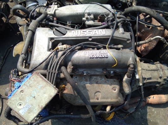 ขายเครื่องยนต์เบนซินนิสสัน sr20ฝาขาวหลังหัก