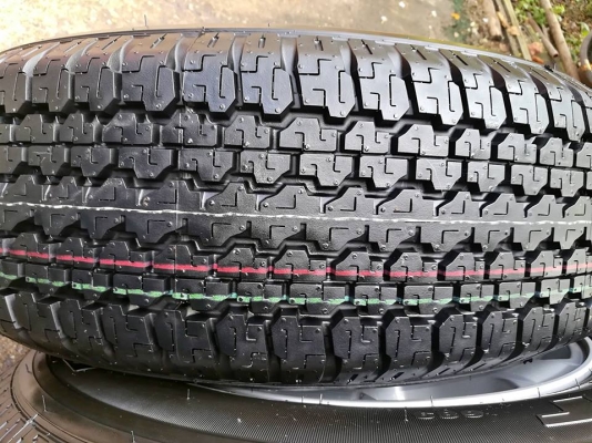 ยางเปล่าบริสโตน245/70/16ปี19ถอดศูนย์ป้ายแดง