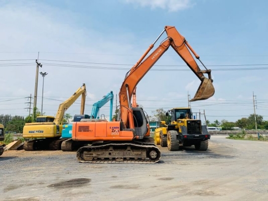 ขาย 1,250,000 HITACHI zx 200-1 ไฟฟ้าครบ เครื่องดี ปั้มแรง เอวแน่น ช่างล่างเต็ม แอร์หนาว เอกสารแจ้งจำหน่าย รถสวยพร้อมใช้งาน รถอยู่ ปทุมธานี  สามโคก 090-772-3710 090-772-3708