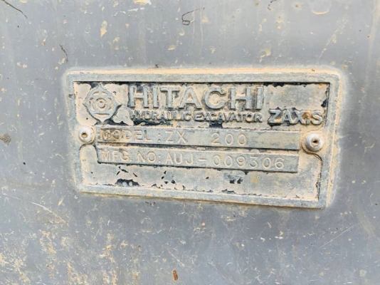 ขาย 1,250,000 HITACHI zx 200-1 ไฟฟ้าครบ เครื่องดี ปั้มแรง เอวแน่น ช่างล่างเต็ม แอร์หนาว เอกสารแจ้งจำหน่าย รถสวยพร้อมใช้งาน รถอยู่ ปทุมธานี  สามโคก 090-772-3710 090-772-3708