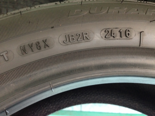 ยาง 185-55 r 15 2เส้น ต้นปี 16
