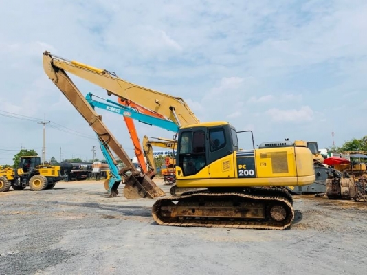 ขาย 1,650,000 แบคโฮบูมยาว 18 ม. KOMATSU pc 200-7 เครื่องดี ปั้มแรง เอวแน่น ช่วงล่างเต็ม แอร์หนาว เอกสารแจ้งจำหน่าย รถสวยพร้อมใช้งาน รถอยู่ ปทุมธานี สามโคก 090-772-3710 090-772-3708