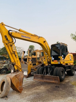 ขาย 1,850,000 แบคโฮล้อยาง KOMATSU pw 160-7 EO เครื่องดี ปั้มแรง เอวแน่น ช่วงล่างสวย ยางดี แอร์หนาว เอกสารแจ้งจำหน่าย รถสวยพร้อมใช้งาน รถอยู่ ปทุมธานี สามโคก 090-772-3710 090-772-3708