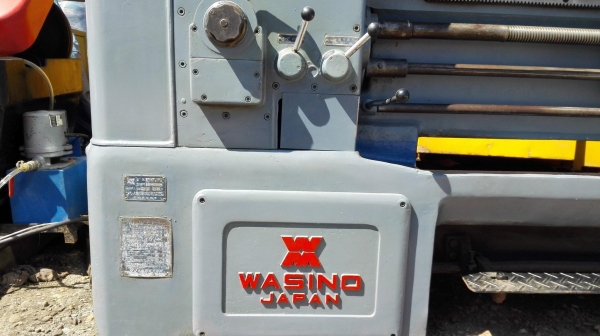 เครื่องกลึงญี่ปุ่น WASINO JAPAN ขนาด 5 ฟุต 3 เพลาเบรค รางกว้างกดหนักสบายๆพร้อมใช้