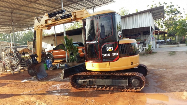 ขายรถขุด CAT 305SR(MM55) รถเก่านอกเเท้✔ปรับสภาพพร้อมใช้งานเเล้ว