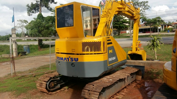 ขายเเม็คโฮ KOMATSU PC50 รถเก่านอก ปรับสภาพพร้อมใช้งาน ขายเเม็คโฮ KOMATSU PC50 รถเก่านอก ปรับสภาพพร้อมใช้งาน