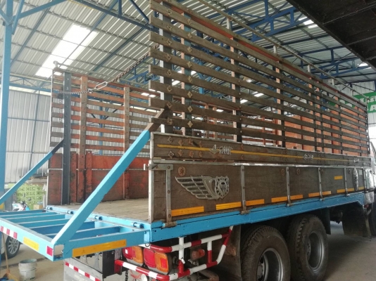 ขายกระบะไม้ สภาพพร้อมใช้งาน ถอดลงจาก ฮีโน่ 3H ขนาดกระบะ กว้าง 2.40 ซม. ยาว 6.30 ซม สูง 2.10 ซม. ความกว้างคันซี 87 ซม.